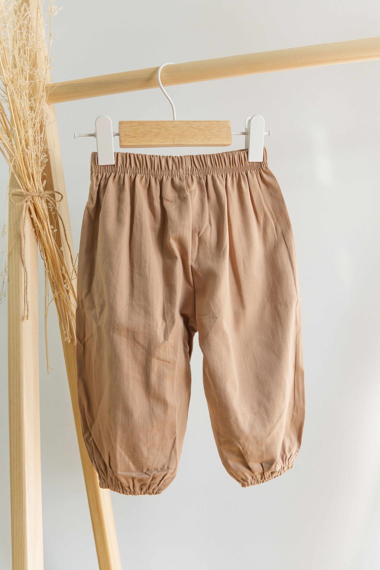 pantalon largo marron 